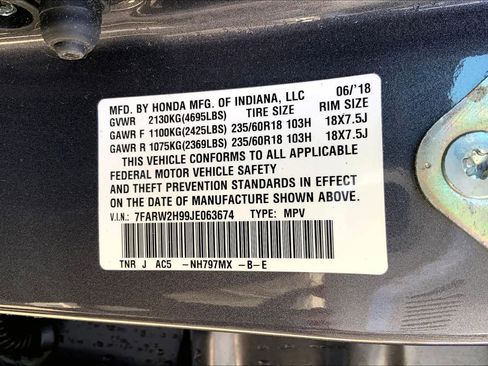 Used 2018 Honda CR-V Touring image 37