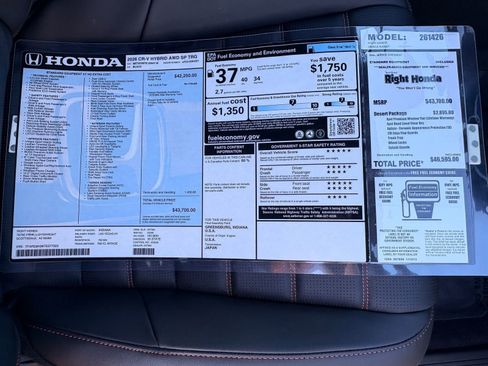 New 2026 Honda CR-V Sport Touring image 20