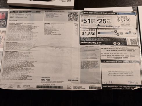 Used 2015 Porsche Panamera S w/ Premium Package image 99