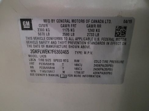 Used 2015 GMC Terrain SLE w/ Chrome Edition image 33