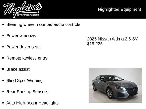 Used 2025 Nissan Altima 2.5 SV FWD image 15