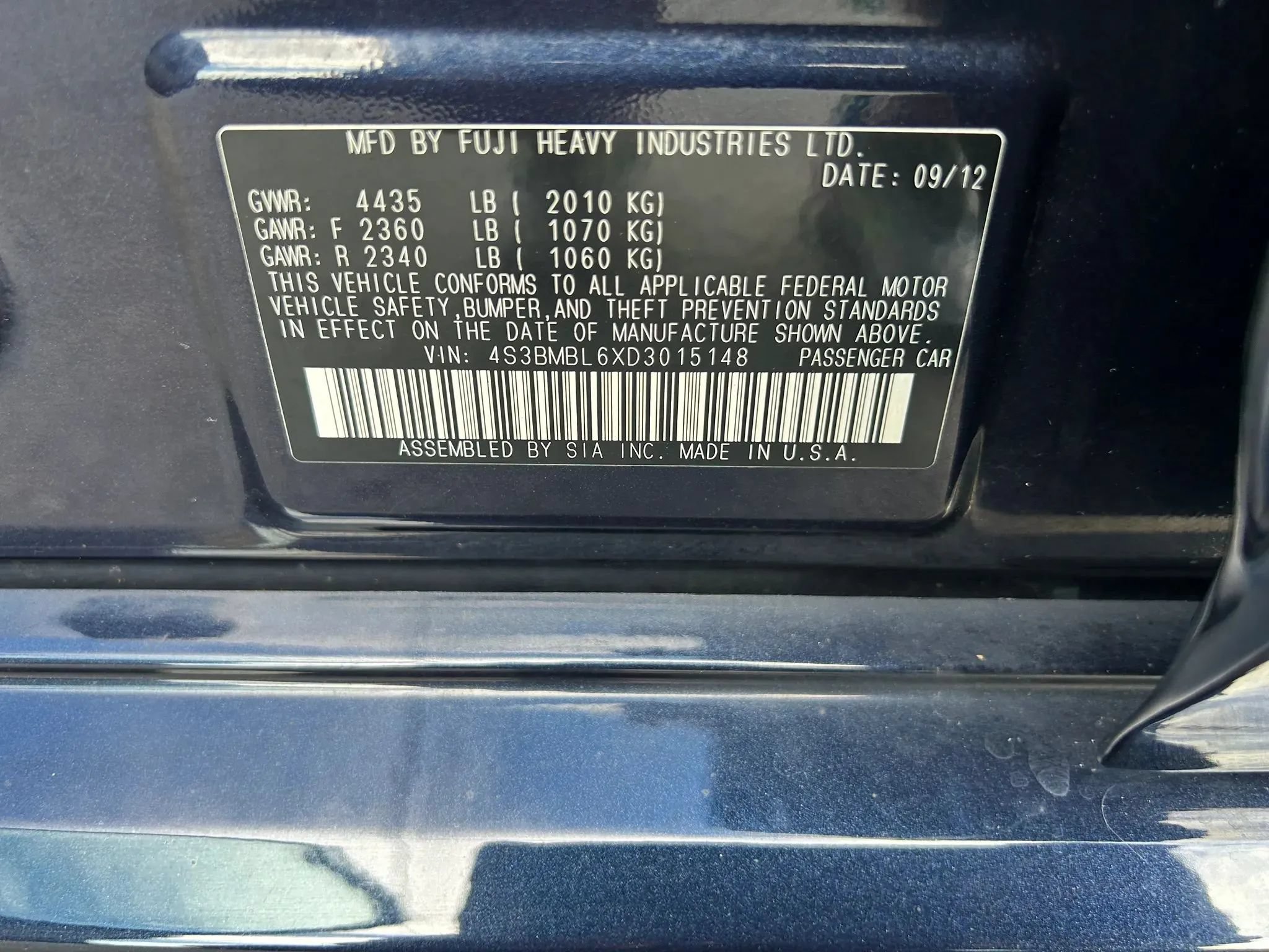 Used 2013 Subaru Legacy 2.5i Limited AWD/4WD image 23