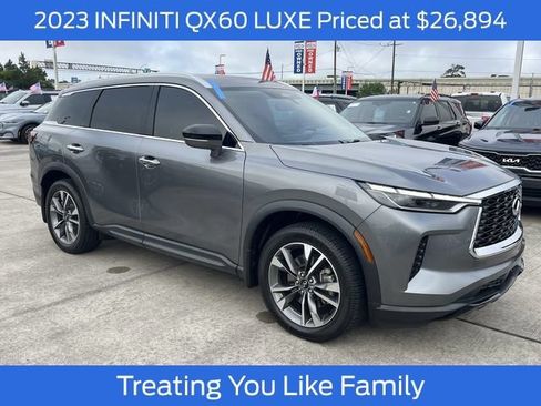 Used 2023 INFINITI QX60 Luxe w/ Performance Audio Package FWD image 1