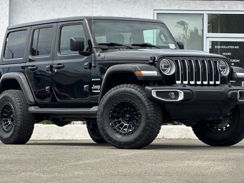 Used 2021 Jeep Wrangler Unlimited Sahara AWD/4WD image 1