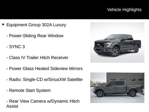 Used 2016 Ford F150 XLT w/ Equipment Group 302A Luxury image 6