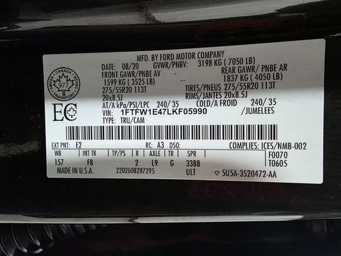 Used 2020 Ford F150 XLT w/ Equipment Group 302A Luxury image 43