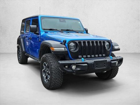 Used 2022 Jeep Wrangler Unlimited Rubicon 4xe w/ Steel Bumper Group image 3