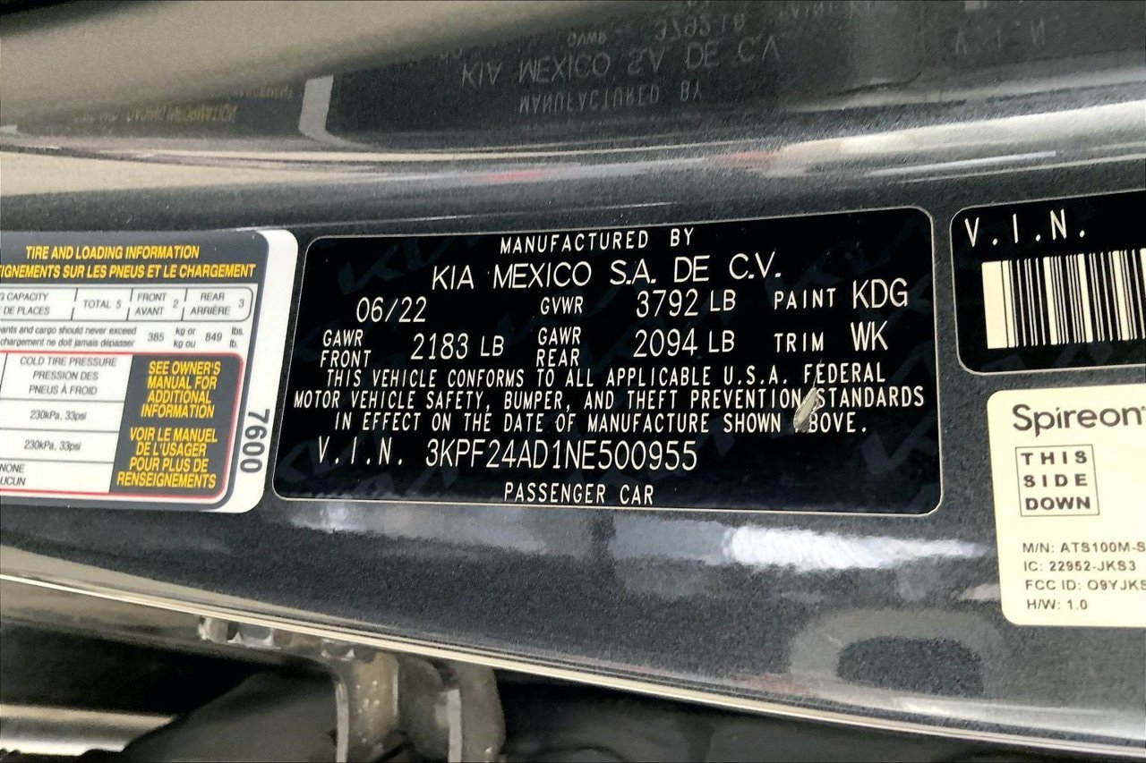 Used 2022 Kia Forte Sedan FWD image 7