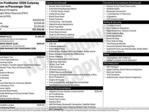 New 2026 RAM ProMaster 3500 w/ Safety Group FWD image 3