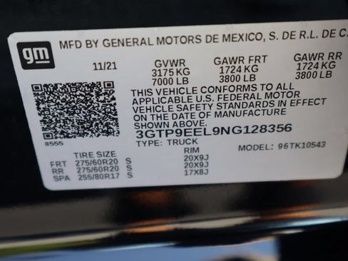 Certified 2022 GMC Sierra 1500 AT4 w/ AT4 Premium Package AWD/4WD image 61