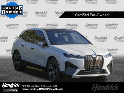 Certified 2023 BMW iX xDrive50 w/ Premium Package AWD/4WD image 1