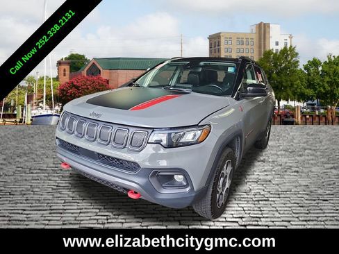 Used 2022 Jeep Compass Trailhawk w/ Sun and Sound Group AWD/4WD image 1