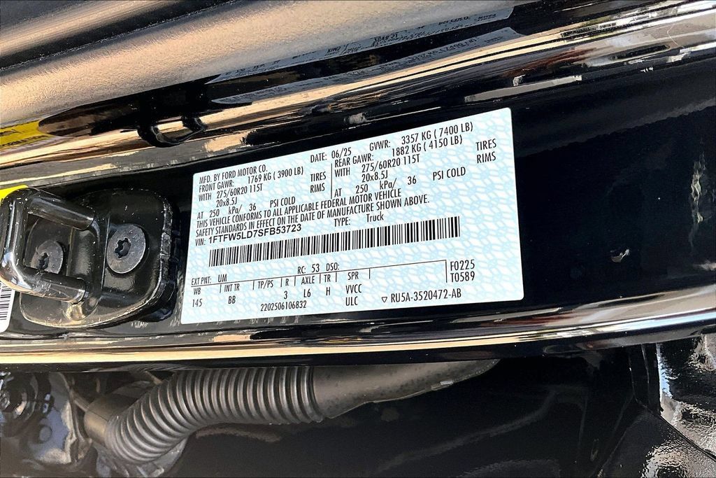 Certified 2025 Ford F150 Lariat w/ Equipment Group 501A Mid AWD/4WD image 36