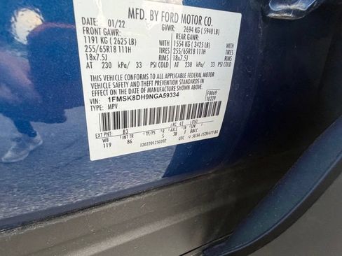 Certified 2022 Ford Explorer XLT AWD/4WD image 47