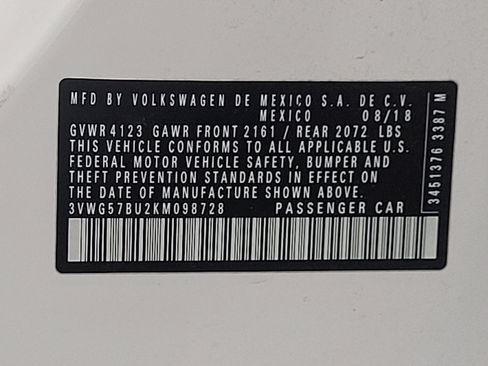 Used 2019 Volkswagen Jetta SEL Premium FWD image 33