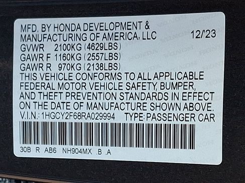 Used 2024 Honda Accord EX-L image 29