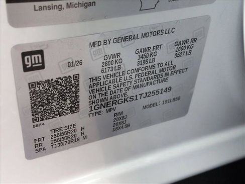 New 2026 Chevrolet Traverse LT w/ Sun and Wheel Package image 18