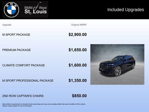 New 2026 BMW X7 xDrive40i w/ M Sport Package image 17