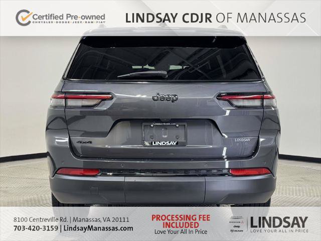 Certified 2025 Jeep Grand Cherokee L Altitude AWD/4WD image 8