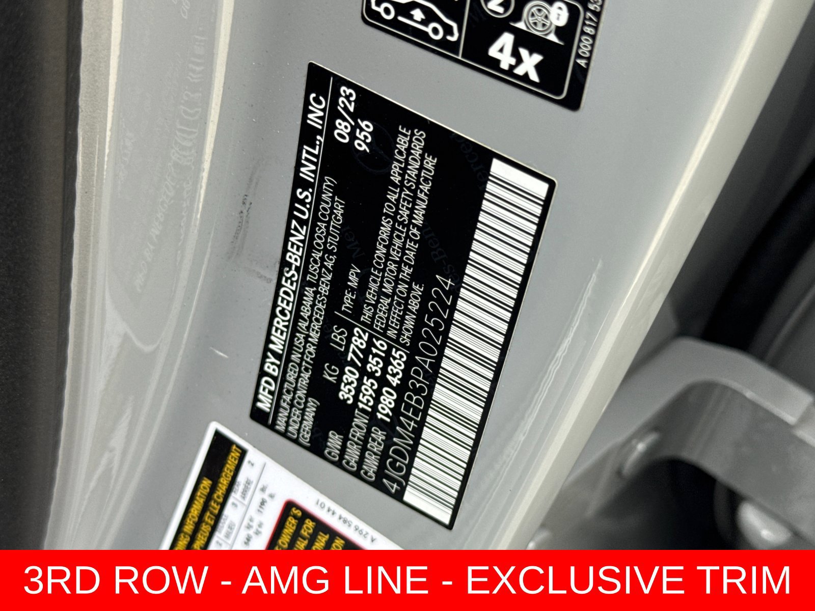 Certified 2023 Mercedes-Benz EQS 580 4MATIC SUV image 28
