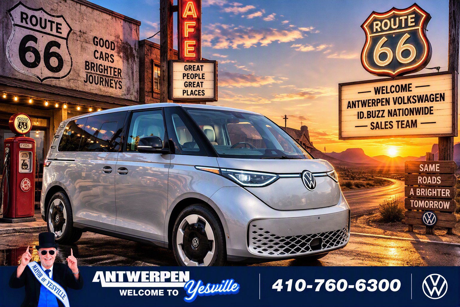 Used 2025 Volkswagen ID. Buzz Pro S Plus AWD/4WD image 1