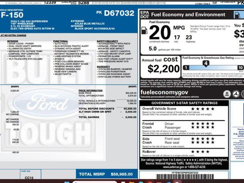 Used 2023 Ford F150 XLT w/ Equipment Group 302A High image 4