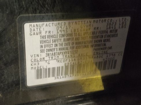 Used 2017 Nissan Sentra S w/ S Style Package FWD image 33