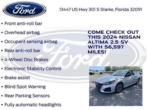Used 2024 Nissan Altima 2.5 SV FWD image 21