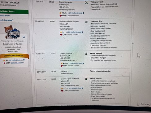 Used 2011 Toyota Corolla S image 18
