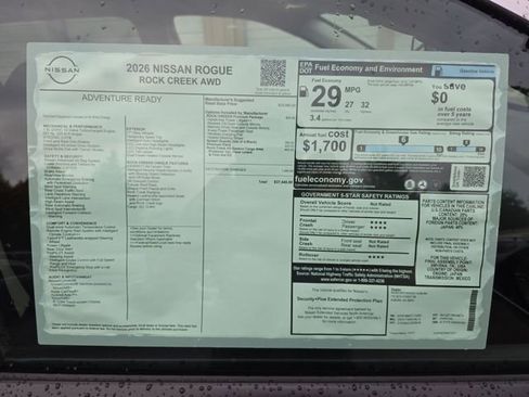 New 2026 Nissan Rogue Rock Creek w/ Rock Creek Premium Package image 29