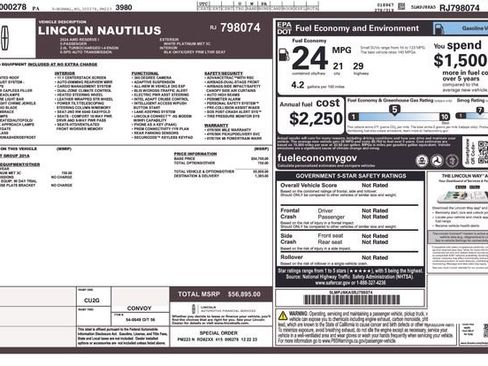 Used 2024 Lincoln Nautilus Reserve image 4