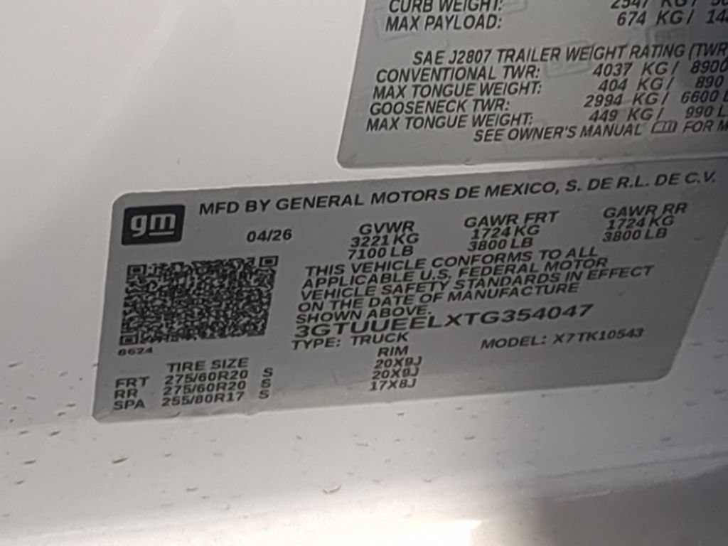 New 2026 GMC Sierra 1500 AT4 w/ AT4 Premium Package AWD/4WD image 36