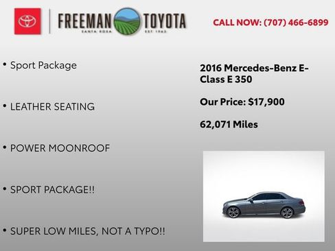 Used 2016 Mercedes-Benz E 350 Sedan image 4