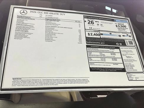 New 2026 Mercedes-Benz GLC 300 4MATIC image 18