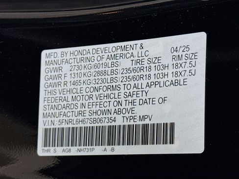 Used 2025 Honda Odyssey EX-L image 32