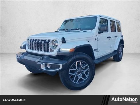 Used 2025 Jeep Wrangler Sahara w/ Technology Group image 1