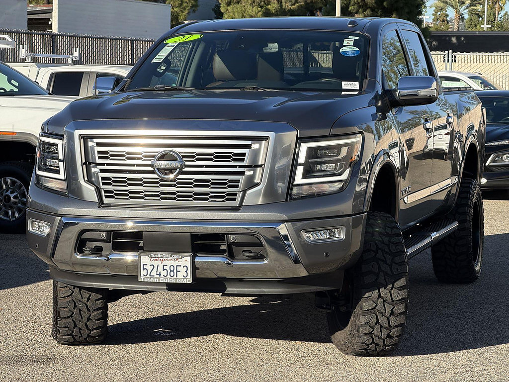 Used 2021 Nissan Titan Platinum Reserve w/ Moonroof Package AWD/4WD image 3