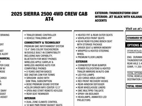 Used 2025 GMC Sierra 2500 AT4 AWD/4WD image 7