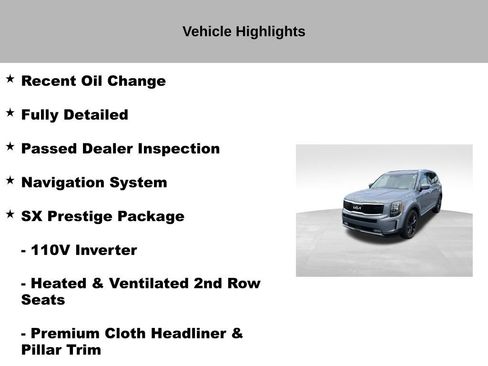 Certified 2022 Kia Telluride SX w/ SX Prestige Package AWD/4WD image 14