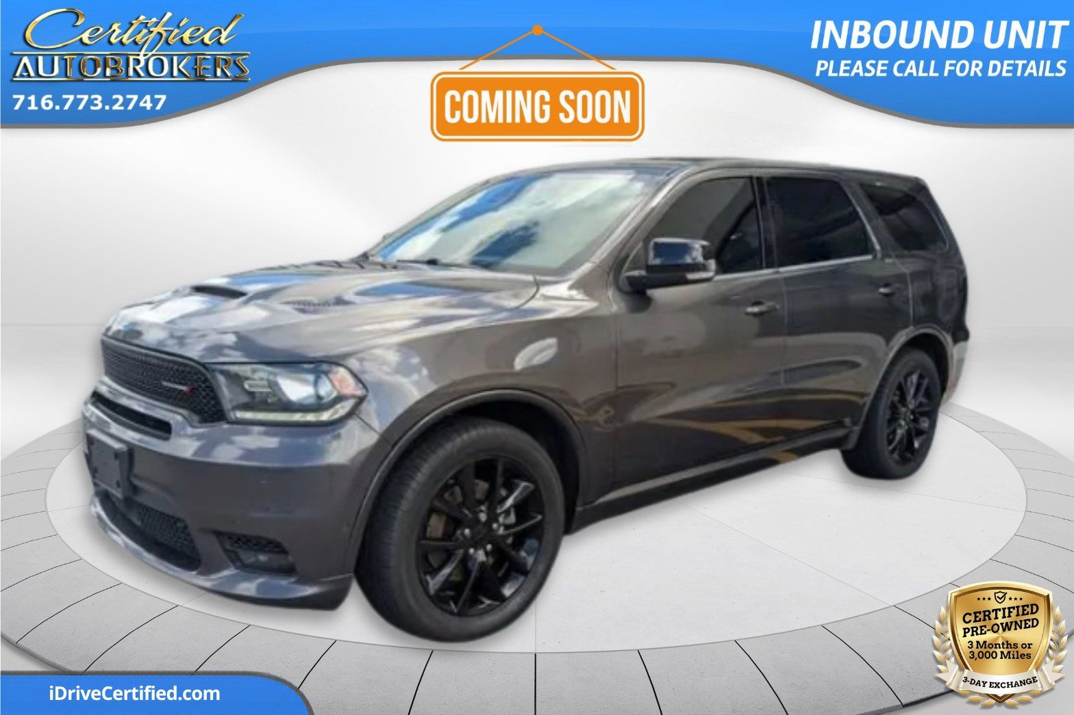 Used 2018 Dodge Durango R/T w/ Blacktop Package AWD/4WD image 1