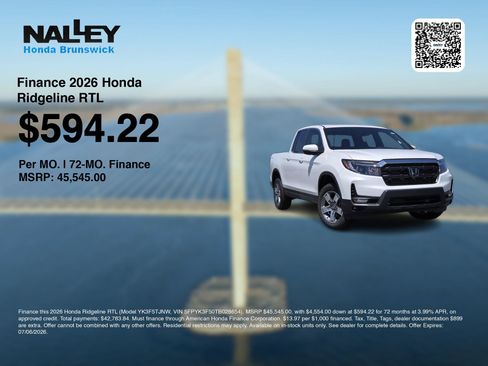 New 2026 Honda Ridgeline RTL image 7