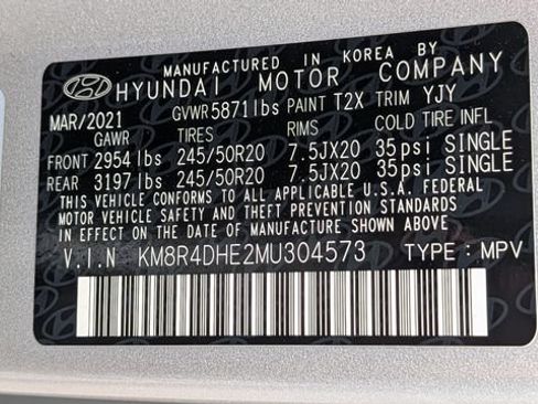 Used 2021 Hyundai Palisade SEL w/ Premium Package AWD/4WD image 38