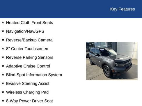 Used 2024 Ford Bronco Sport Big Bend w/ Convenience Package image 31