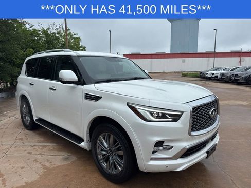 Used 2023 INFINITI QX80 Luxe w/ Cargo Package RWD image 3