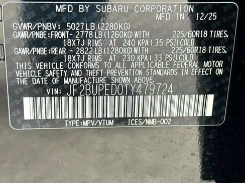 New 2026 Subaru Outback Touring image 43