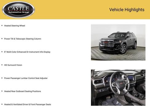 Used 2023 GMC Acadia SLT w/ Technology Package AWD/4WD image 8
