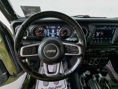 Used 2021 Jeep Wrangler Unlimited Sahara w/ Uconnect 4C Nav & Sound Group AWD/4WD image 11