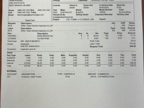 Used 2023 Chevrolet Blazer LT w/ Driver Confidence Package image 37