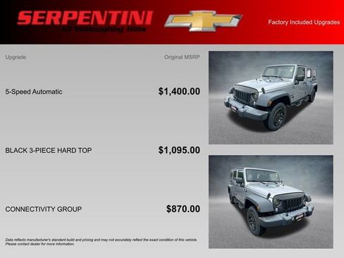 Used 2018 Jeep Wrangler Unlimited Sport w/ Connectivity Group image 4