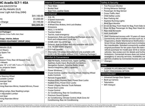 Certified 2019 GMC Acadia SLT image 10